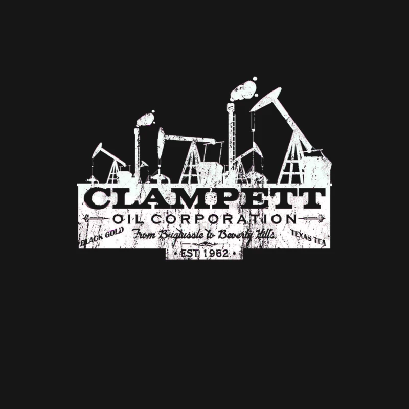Clampett Oil Corp, distressed from THE BEVERLY HILLBILLIES Female Long Sleeve T-Shirt