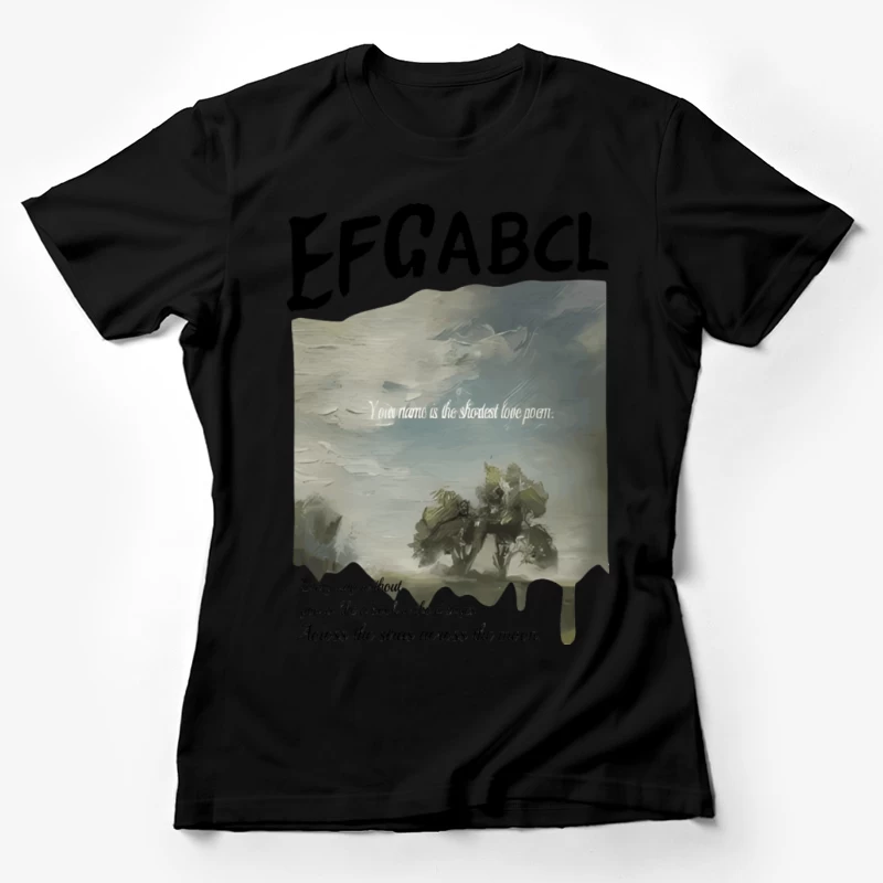 Musiknoten und Kunst Damen T-Shirt