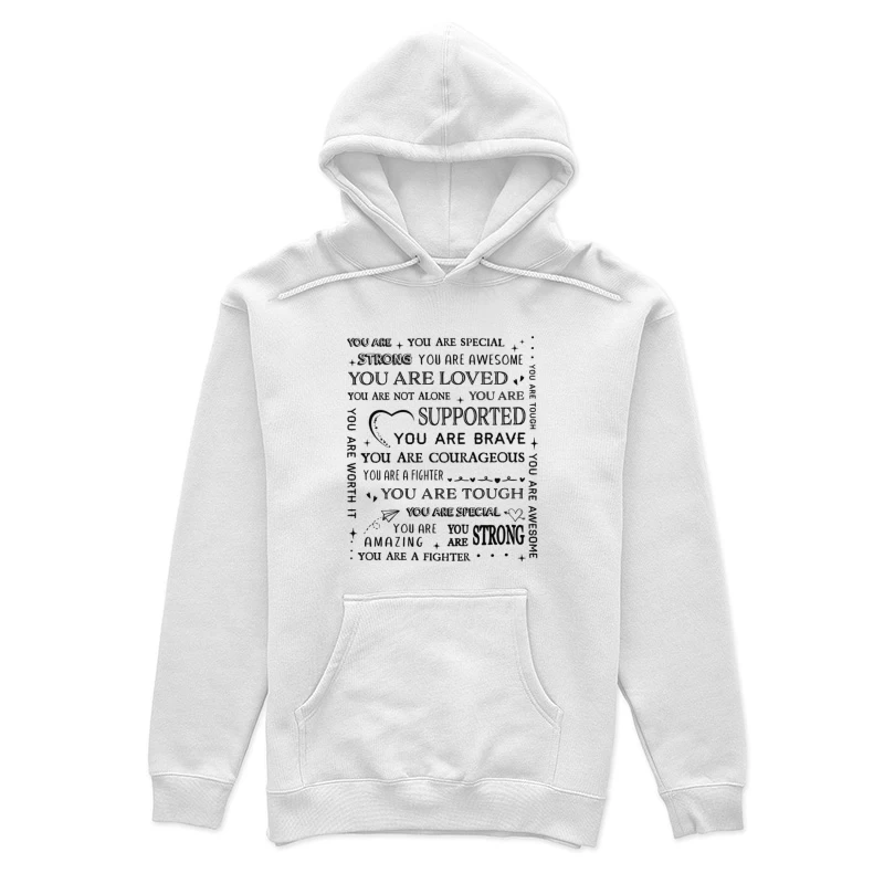 Motivierende Botschaften für Stärke Damen Pullover Hoodie