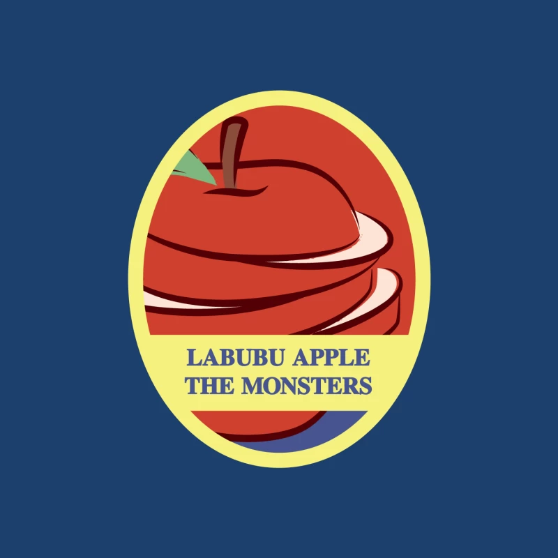 Labubu Apple Die Monster Emblem Damen Pullover Hoodie