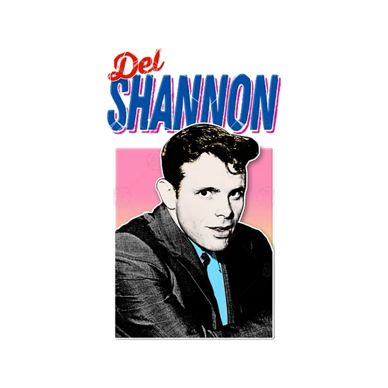 Del Shannon - Retro Nostalgia Graphic Design Tapestry