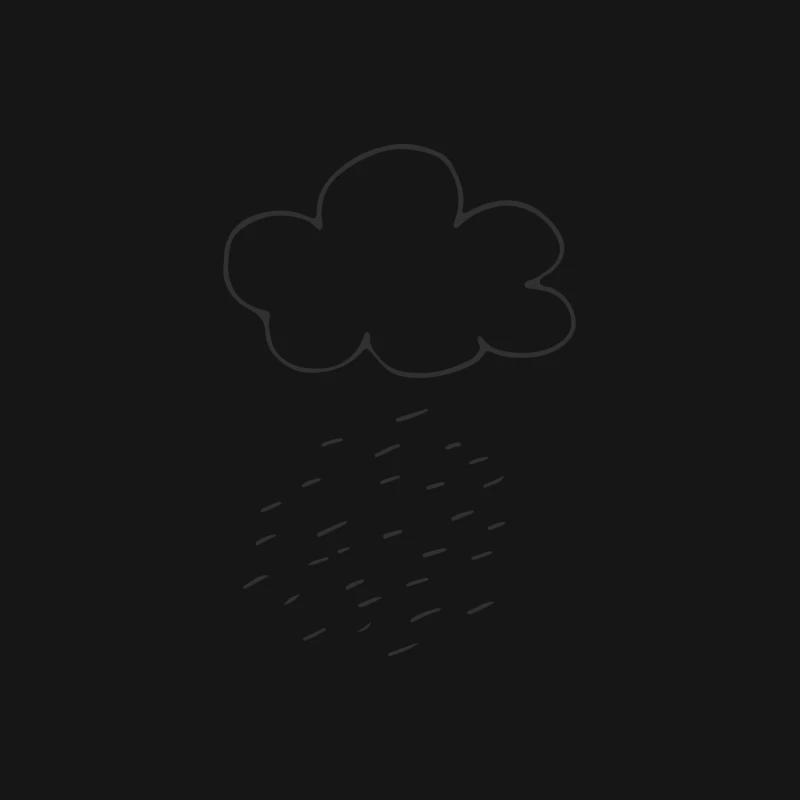 Nuage avec pluie Femme T-Shirt