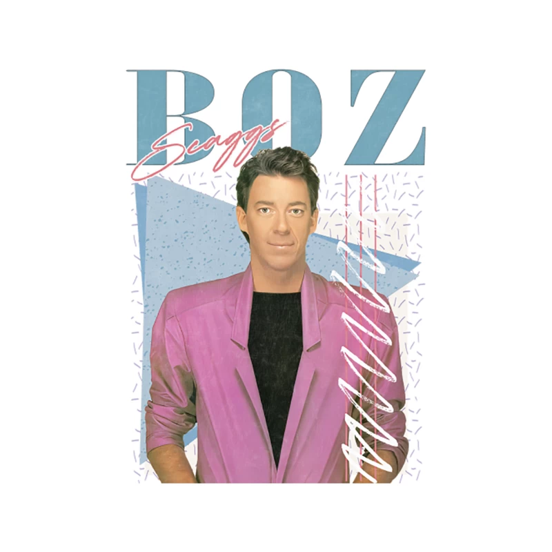 Boz Scaggs  Retro Faded-Style Design Tapestry