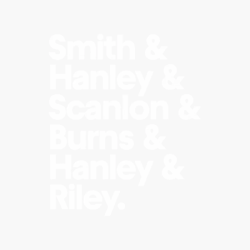Classic Early The Fall Line-Up Names List Design Cotton Tote Bag