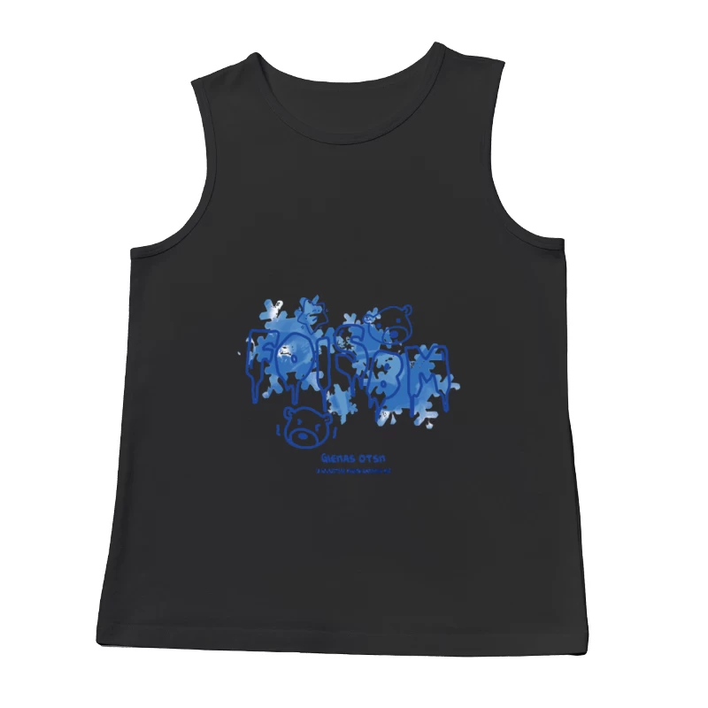 Eisige Bärenkälte auf Schrift Herren Tanktops