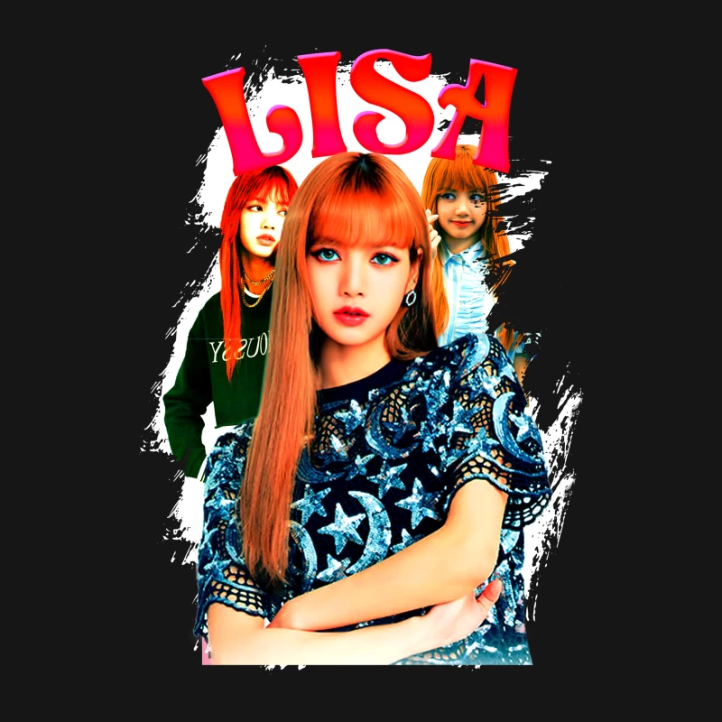 LISA: A K-Pop Icon in Fashion and Music Female Long Sleeve T-Shirt