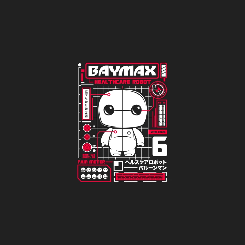 Baymax - Healthcare Robot from Disney Animation Bucket Hat
