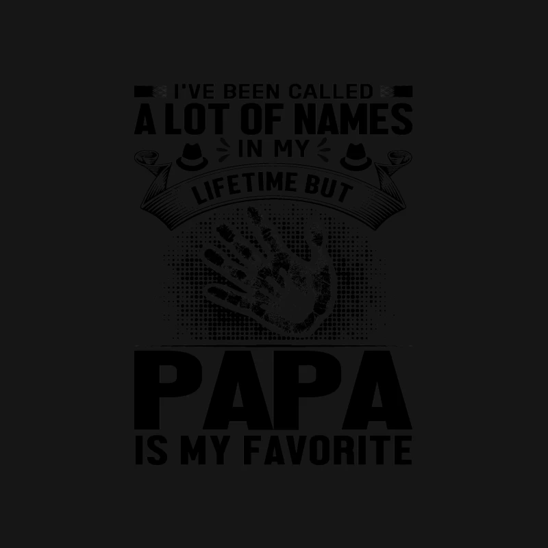 T-shirt humoristique avec design Papa préféré Homme Manches Longues T-Shirt