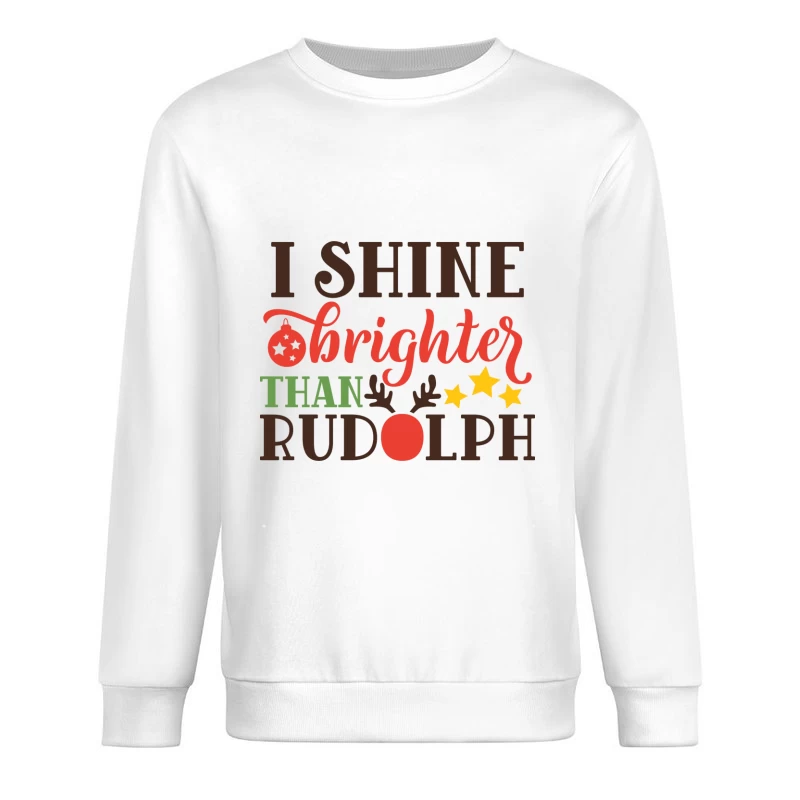 T-shirt Noël Brillant Homme Sweat-shirt à enfiler