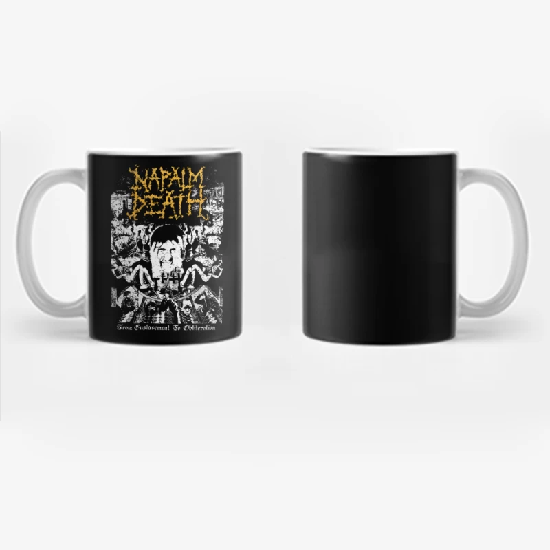 Napalm Death From Enslavement to Obliteration Coffee Mug