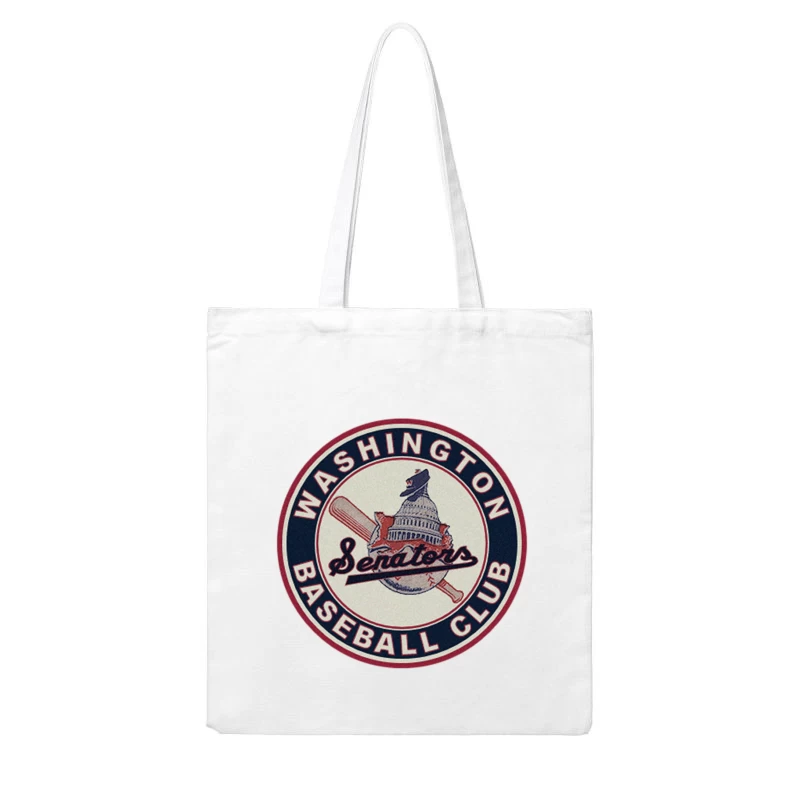 Washington Senators Baseball Club 2 Cotton Tote Bag