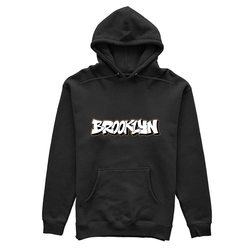 Brooklyn Graffiti-Schriftzug Damen Pullover Hoodie