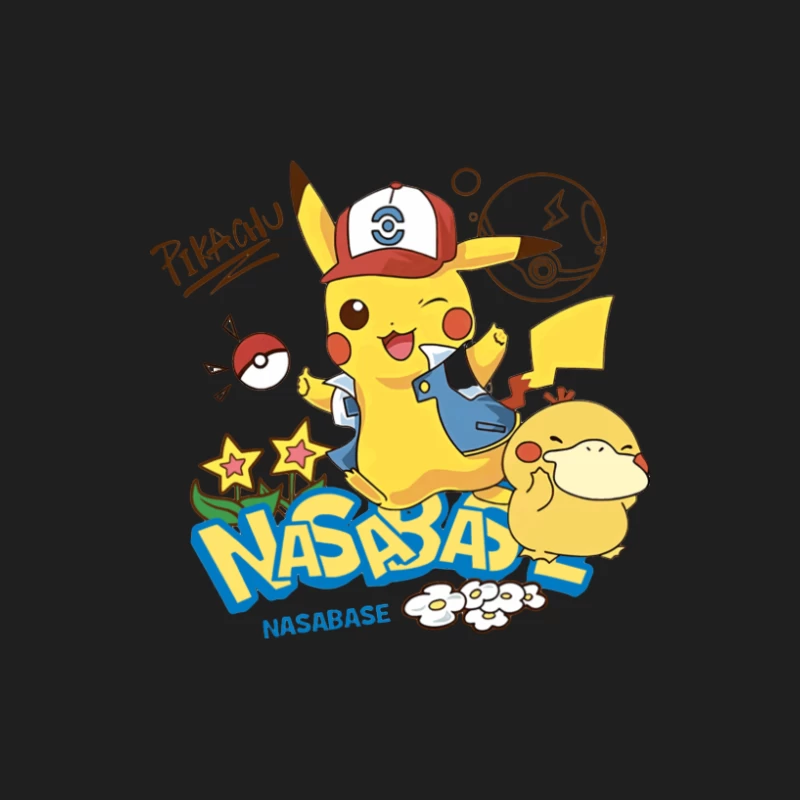 Pikachu und Enton Abenteuer Herren Tanktops