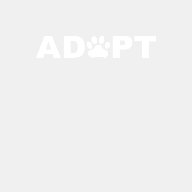 Adopt Paw Sticker Vinyl Decal Dog Cat Pet Puppy Male Tank Top