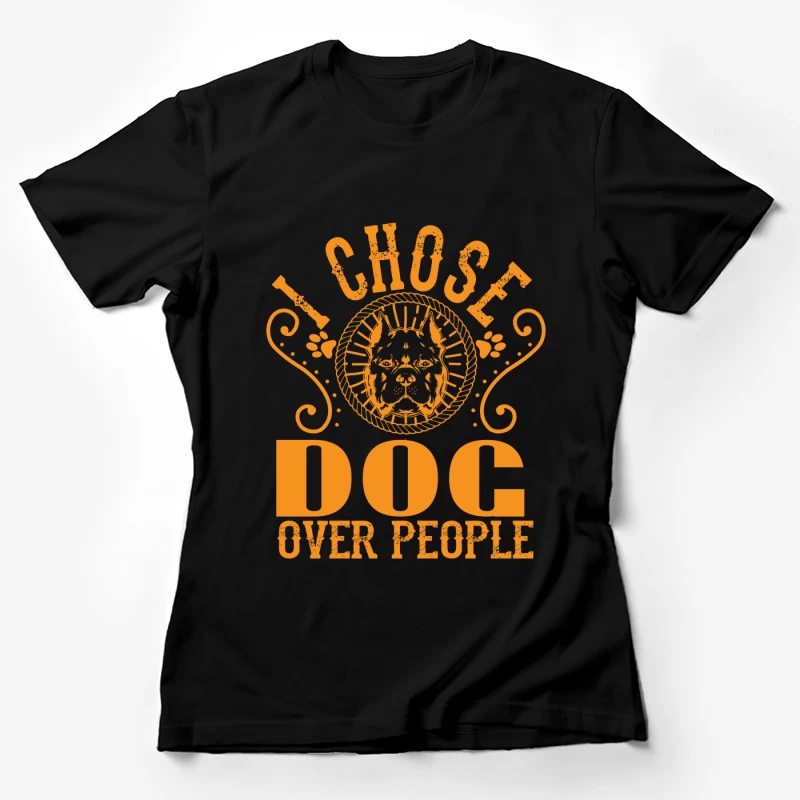 Amour des chiens avant tout Femme T-Shirt