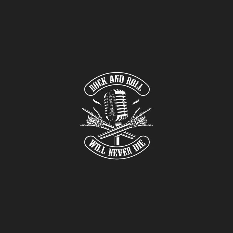 Rock and Roll Logo Design Bucket Hat
