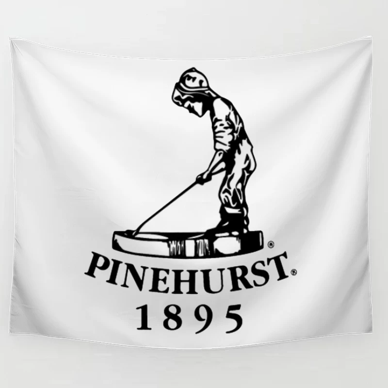 Pinehurst Golf Resort Historic Logo Since 1895 Tapestry