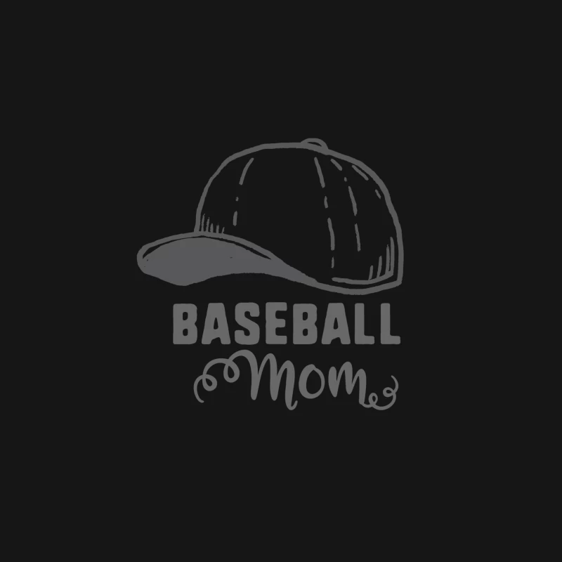 Chapeau et slogan de baseball pour les mamans Femme Manches Longues T-Shirt