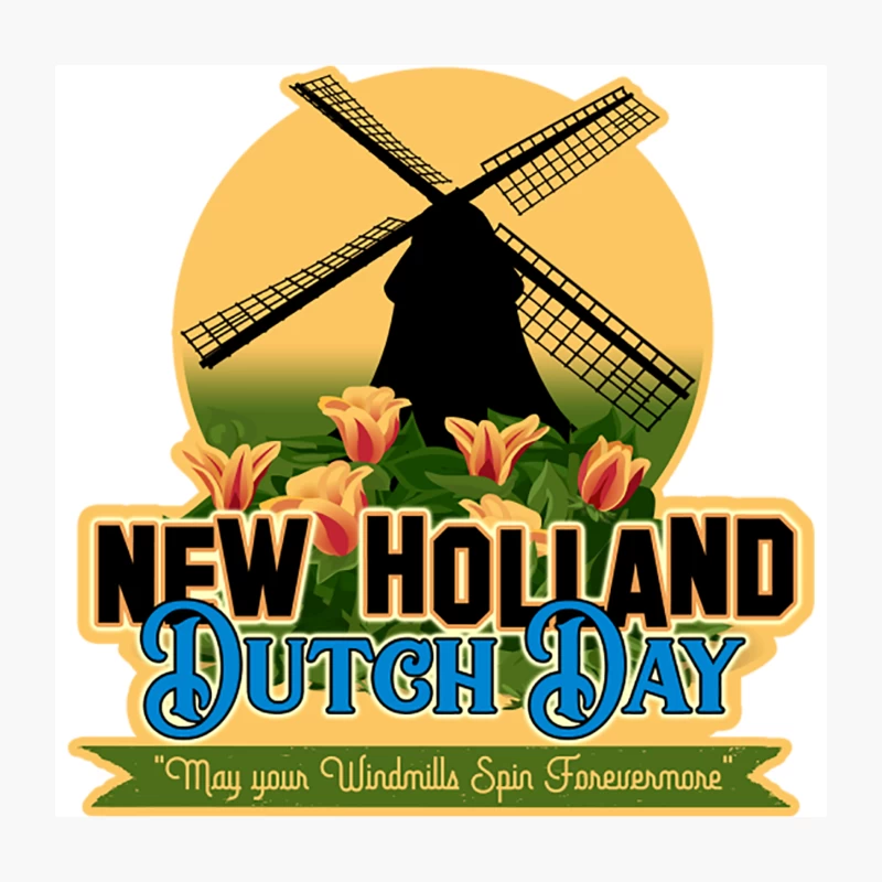 New Holland Dutch Day Throw Pillow