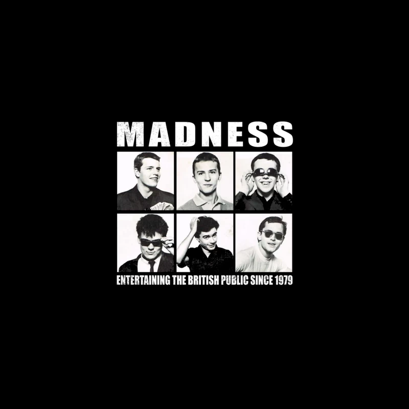 Vintage Portrait Collection of British Ska Band Madness - Since 1979 iPhone Case