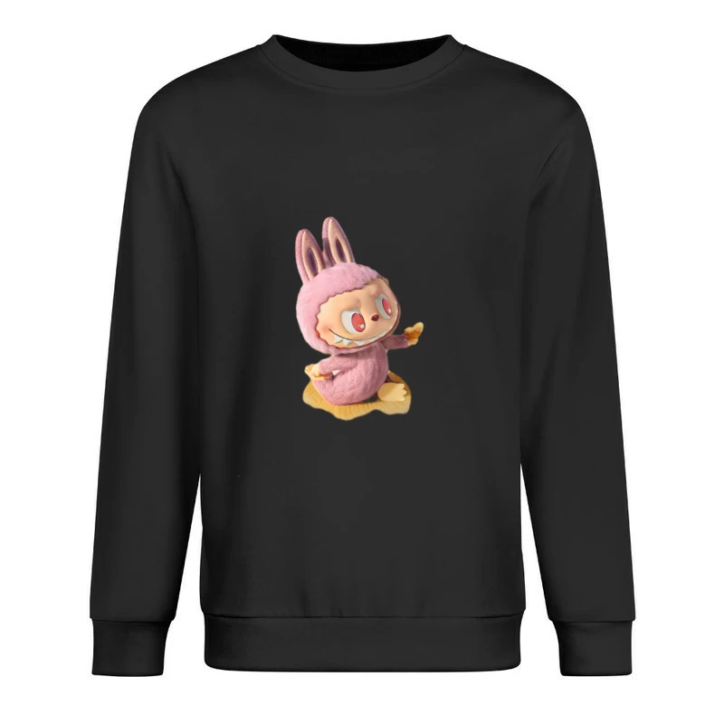 Manga-Plüschfigur in rosa Kostüm Herren Pullover Sweatshirt