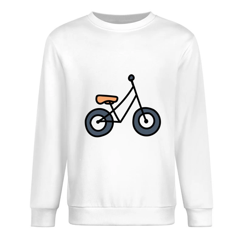 Illustration de vélo minimaliste Homme Sweat-shirt à enfiler