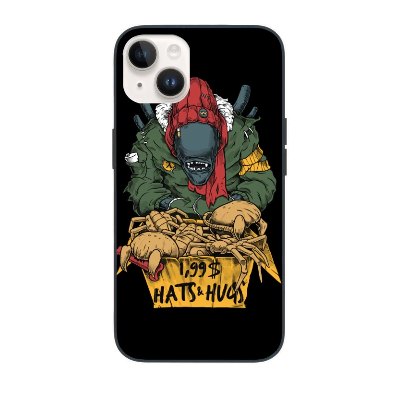 Monster Hat Vendor with Crabs iPhone Case