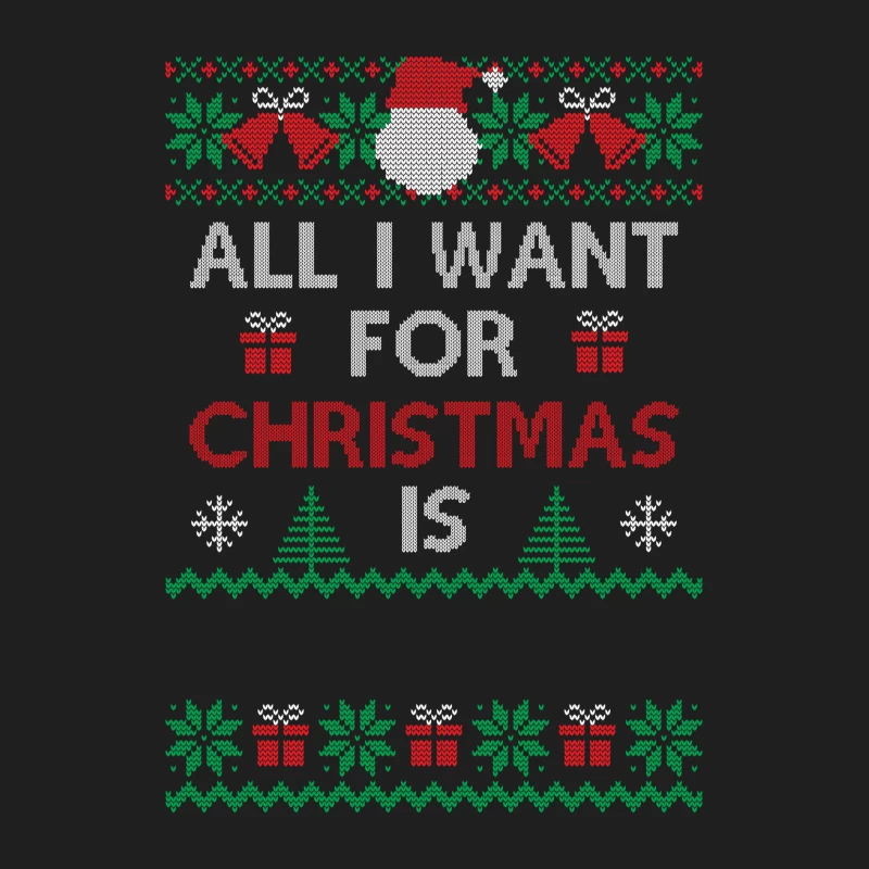 Motif de Noël festif sur fond noir Homme Débardeur