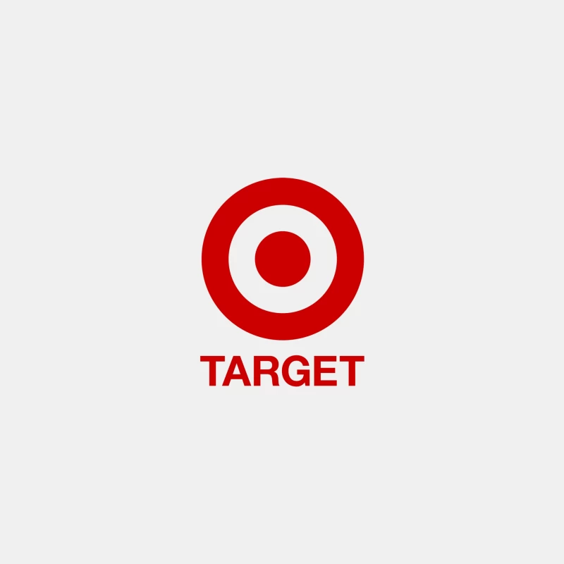 Target Corporation Retail Brand Logo with Red Bullseye Design Male Tank Top