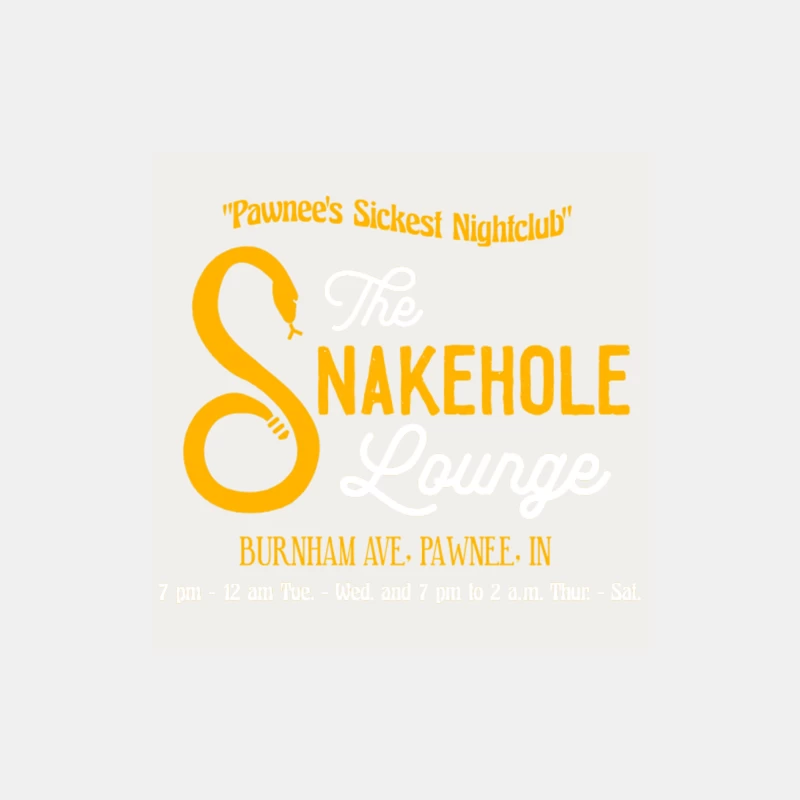 The Snakehole Lounge from Parks and Recreation Male Tank Top