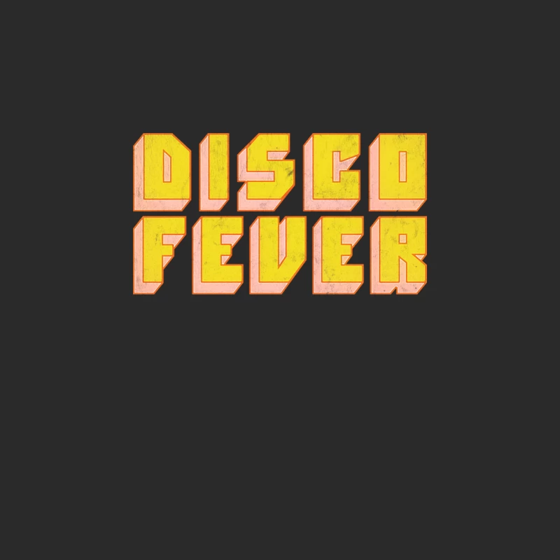 Disco Fever  Retro Style Typography Design Baseball Cap