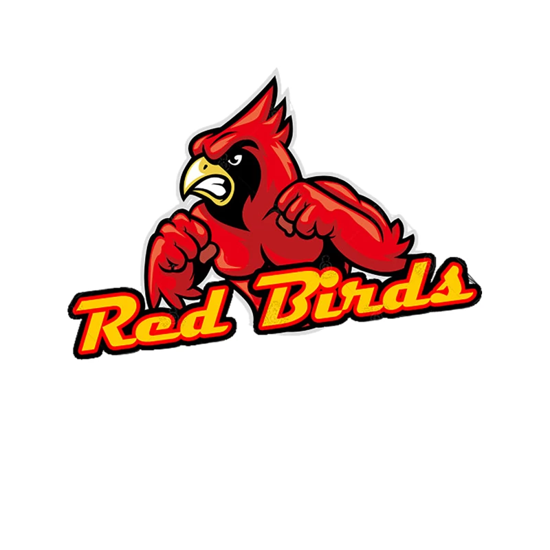 Red Birds Tapestry