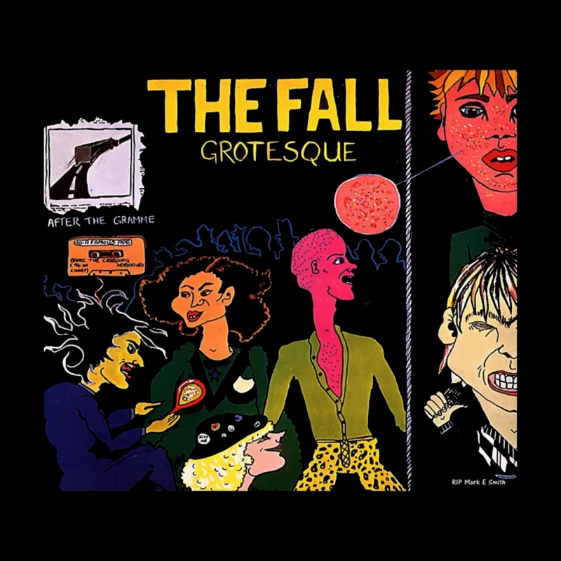 The Fall's "Grotesque" Post-Punk Album Cover Illustration Mouse Pad