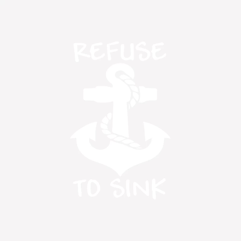 Refuse To Sink Boat Funny Male T-Shirt