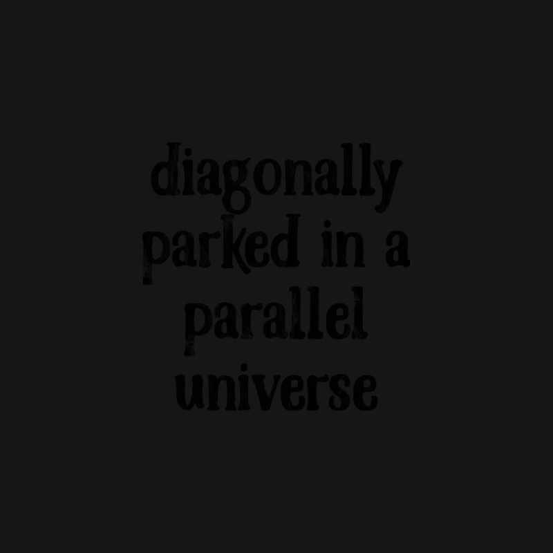 Diagonally Parked In A Parallel Universe Desk Mat