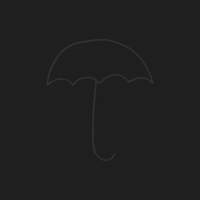 Illustration de parapluie minimaliste Homme Débardeur