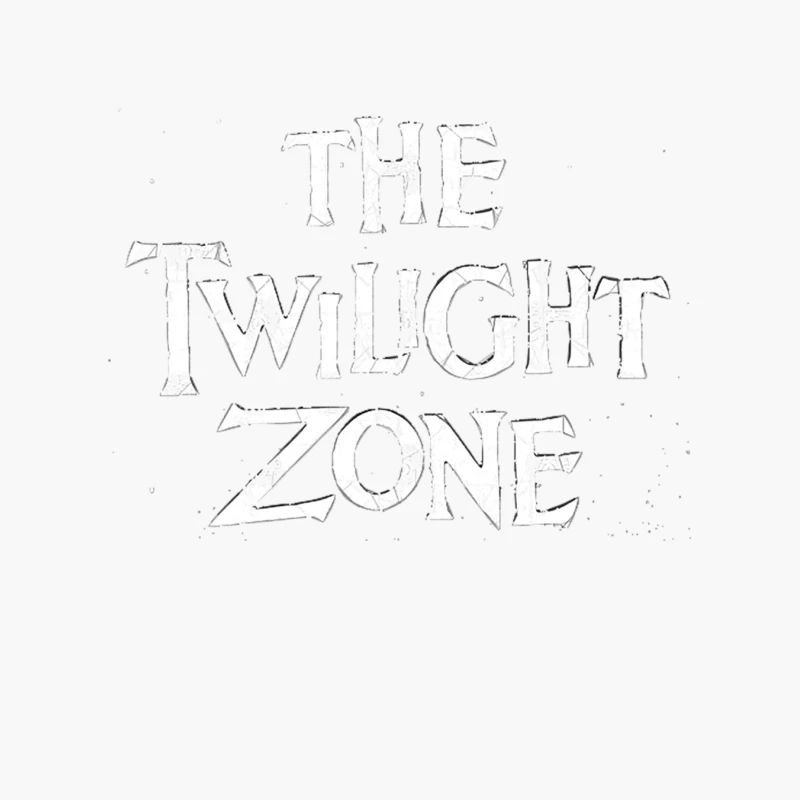 Twilight Zone distressed Cotton Tote Bag