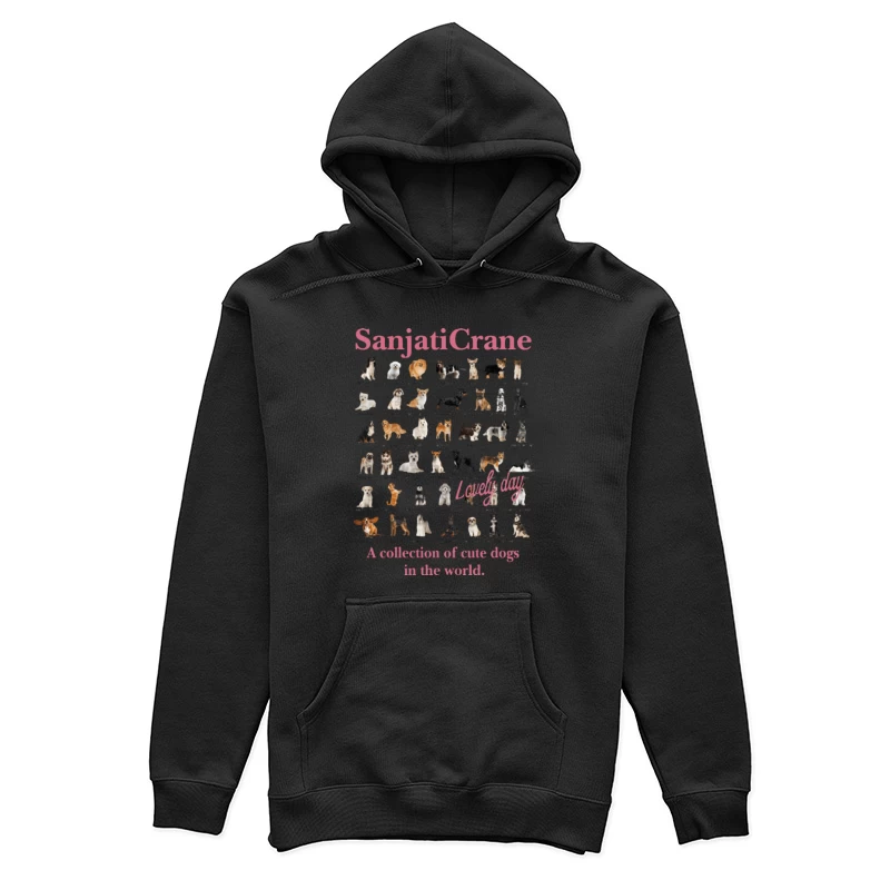 Sammlung süßer Hunde weltweit Damen Pullover Hoodie