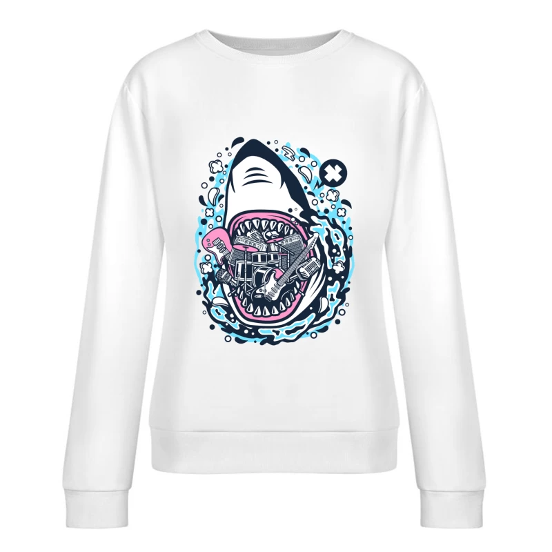 Requin musical fusion Femme Sweat-shirt à enfiler