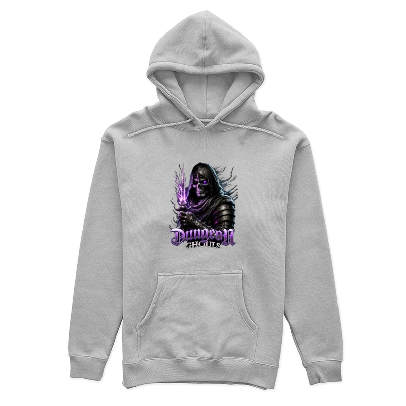 Ethereal Dark Knight with Purple Magic - Dungeon Ghouls Female Pullover Hoodie