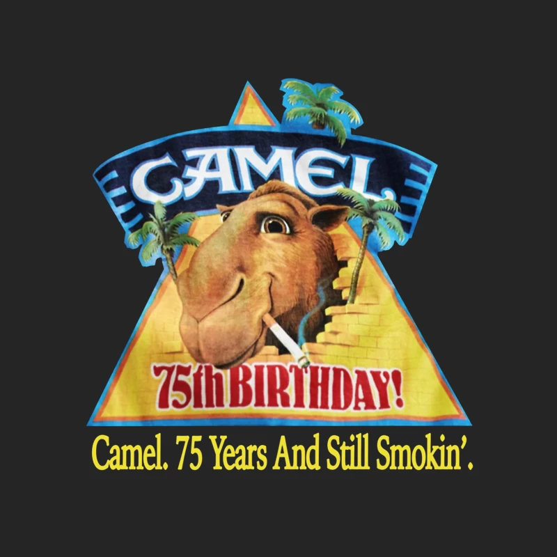 Camel Cigarettes 75th Anniversary Vintage Advertisement with Mascot Male Pullover Sweatshirt