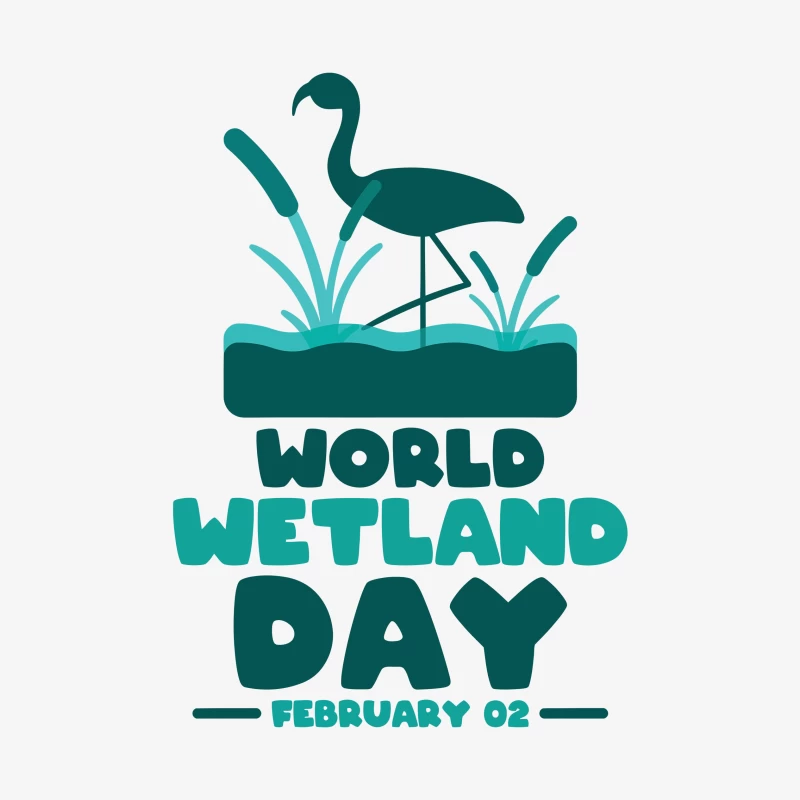 Celebrate World Wetland Day – Vibrant Flamingo Design Female Pullover Sweatshirt