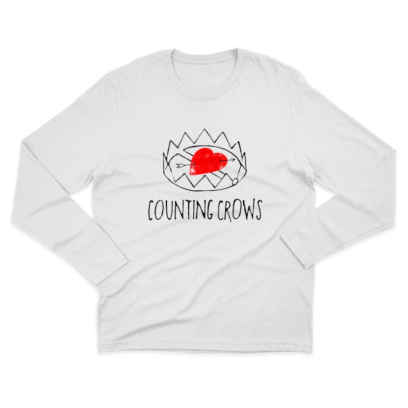 Counting Crows White Love Trap Male Long Sleeve T-Shirt