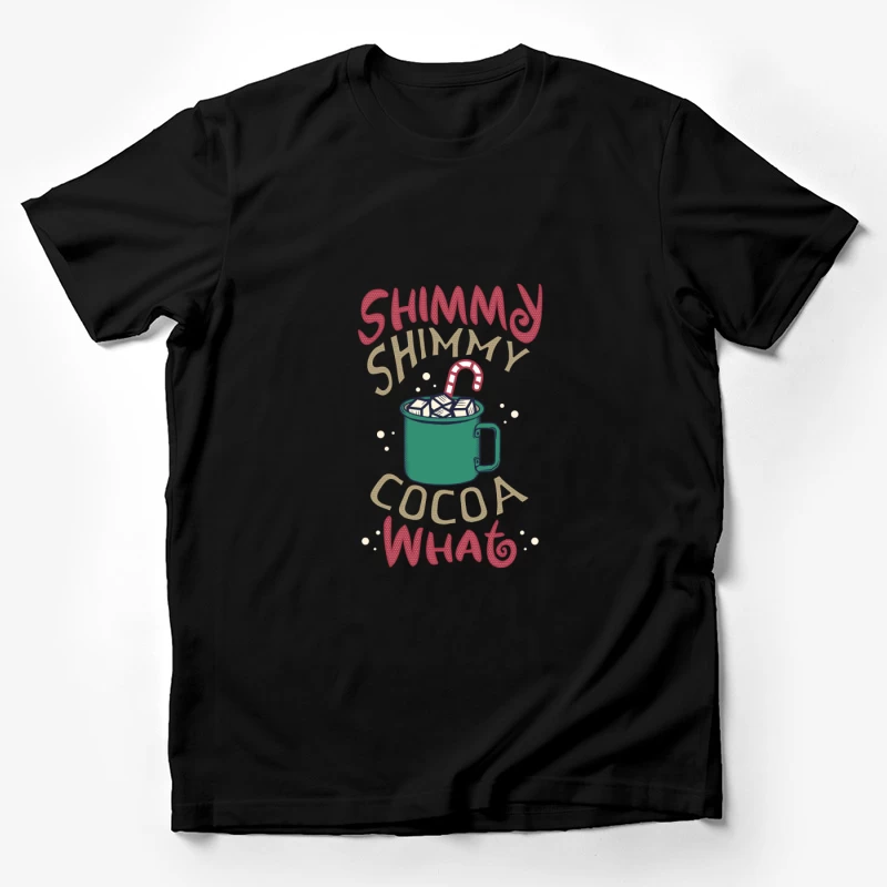 Tasse de chocolat chaud et canne en sucre Homme T-Shirt