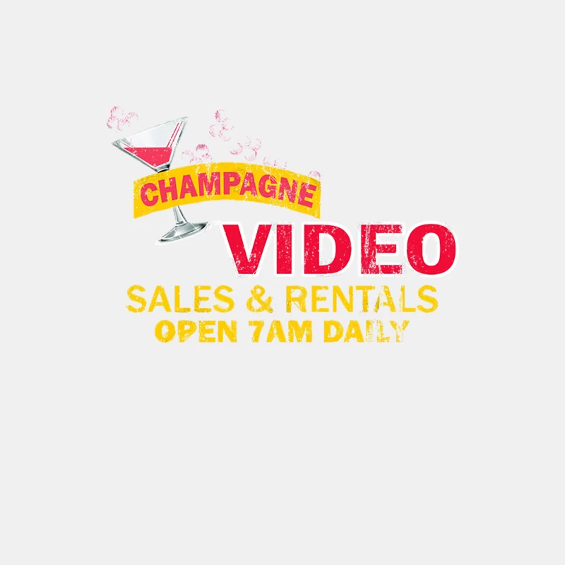 Champagne Video, distressed Male Tank Top