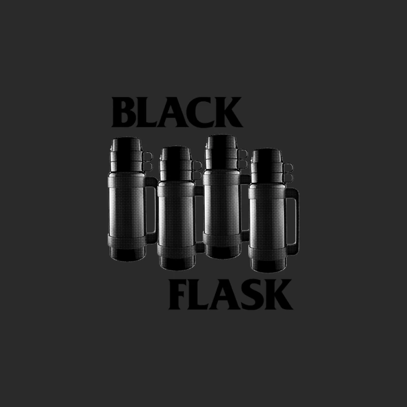 Black Flask - Black Flag Parody Design Tribute Baseball Cap