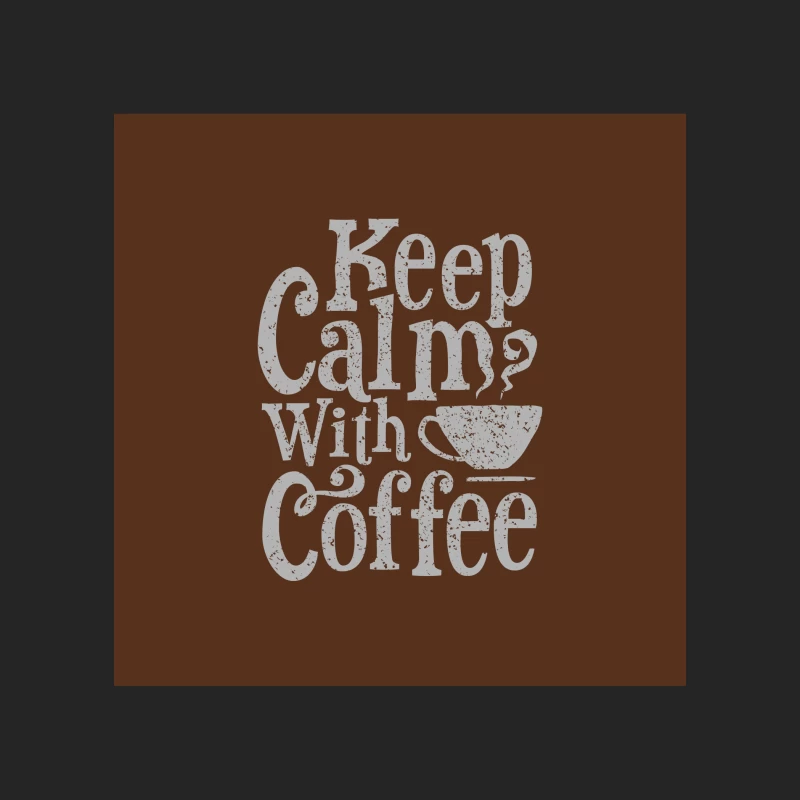 Gardez votre calme avec du café Homme Sweat-shirt à enfiler