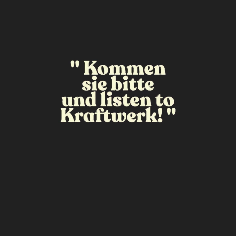 _Kommen sie bitte und listen to Kraftwerk!_ Alan Partridge Quote Bucket Hat