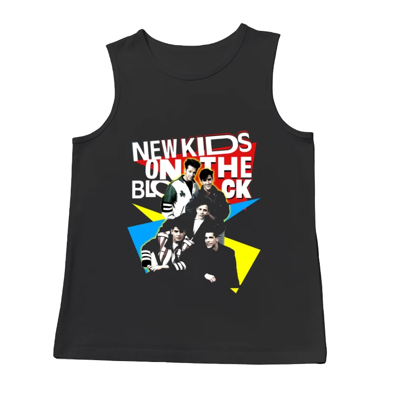 New Kids On The Block Retro Album Art Design Male Tank Top