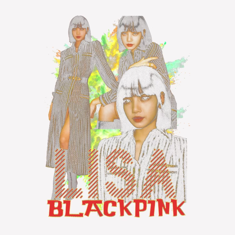 Lisa from BLACKPINK in Fashionable Attire Female T-Shirt